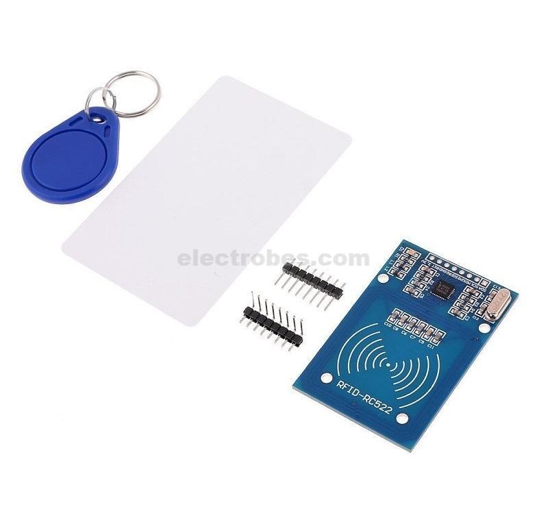 Mifare 13.56Mhz RC522 RFID Card Reader Module for arduino raspberry pi with card and key ring at best price online in islamabad rawalpindi lahore peshawar faisalabad karachi hyderabad quetta wah taxila Pakistan