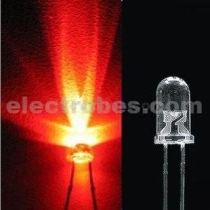5mm Crystal Red LED