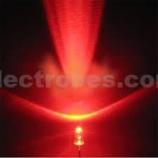 5mm Crystal Red LED - Image 2