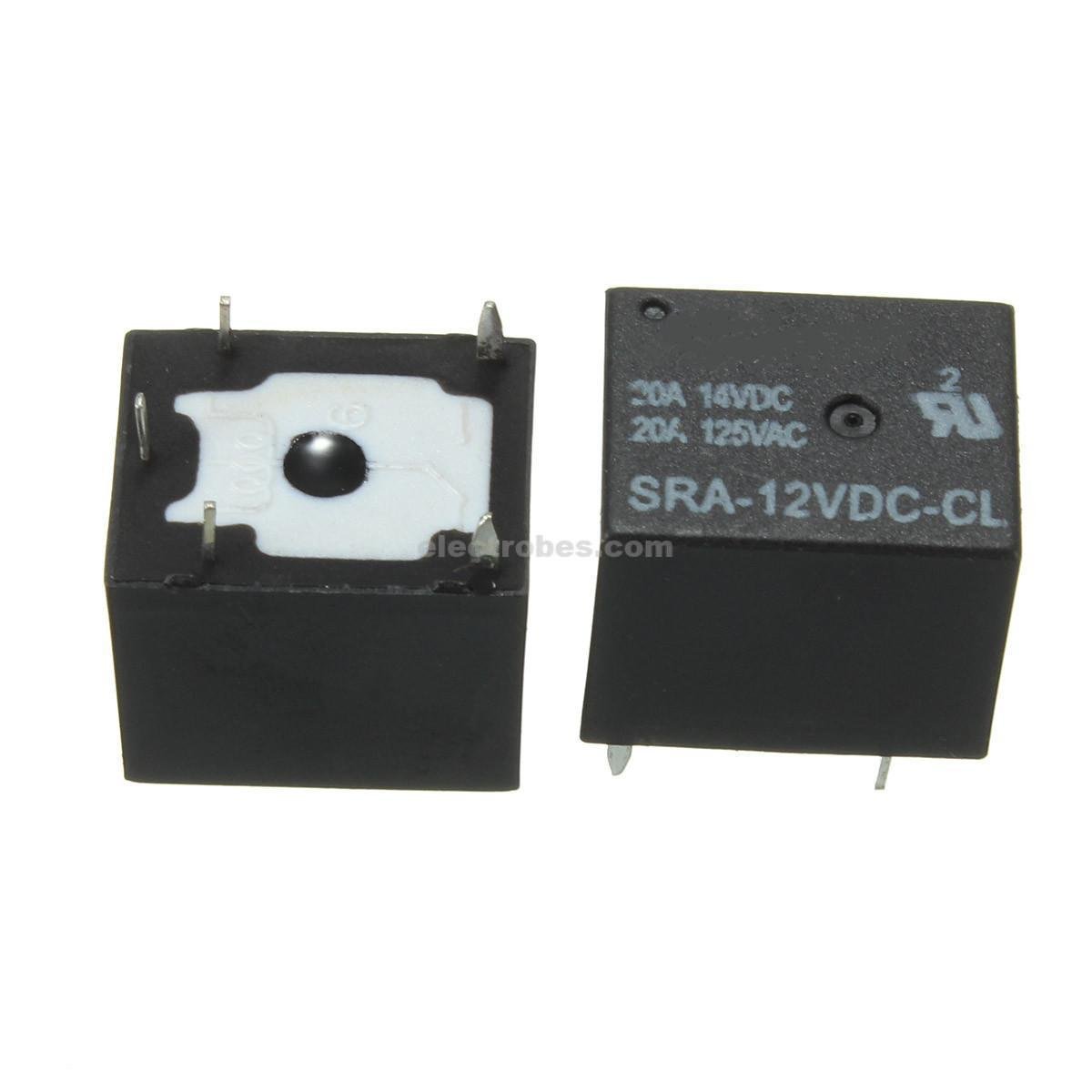 12 Volt DC 5Pin SPDT Relay