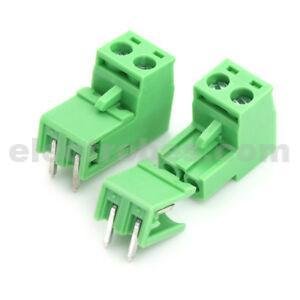 2-Pins PCB Mount Removable Terminal Block Right Angle - Image 2