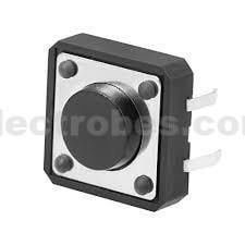 12x12x5mm Momentary Tactile 4-Pins Pushbutton Switch