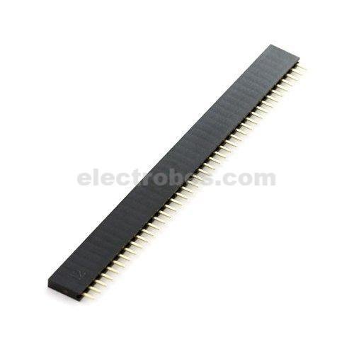 2.54mm 40 x 1 Female Row Single Headers