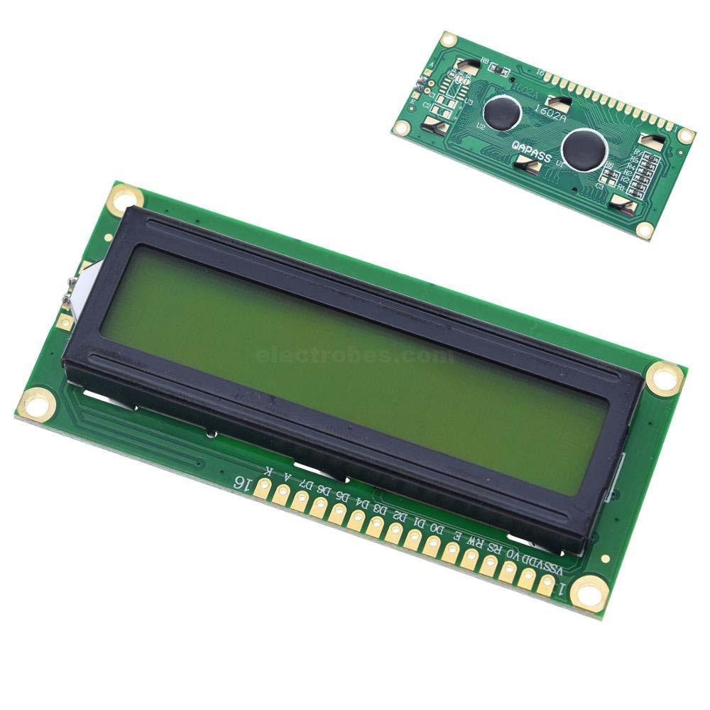 16x2 LCD Display 1602 Character Display for arduino board - green color with backlight at best price online in islamabad rawalpindi lahore peshawar faisalabad karachi hyderabad quetta wah taxila Pakistan