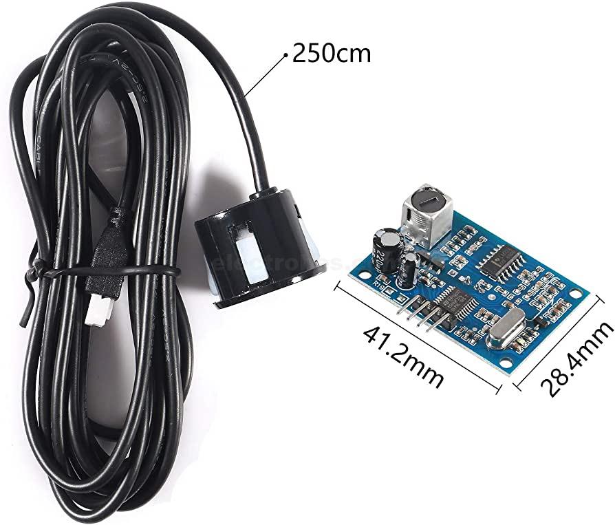 JSN-SR04T Waterproof Ultrasonic Sensor Distance Measuring Sensor Displacement Module for Arduino and raspberry pi at best price online in islamabad rawalpindi lahore peshawar faisalabad karachi hyderabad quetta wah taxila Pakistan