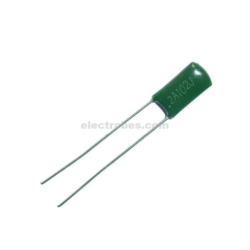 1nF 102J 100V Polyester Film Capacitor