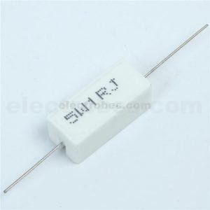 5W 1R 1 Ohm 5% Wirewound Sandblock Ceramic Cement Resistor