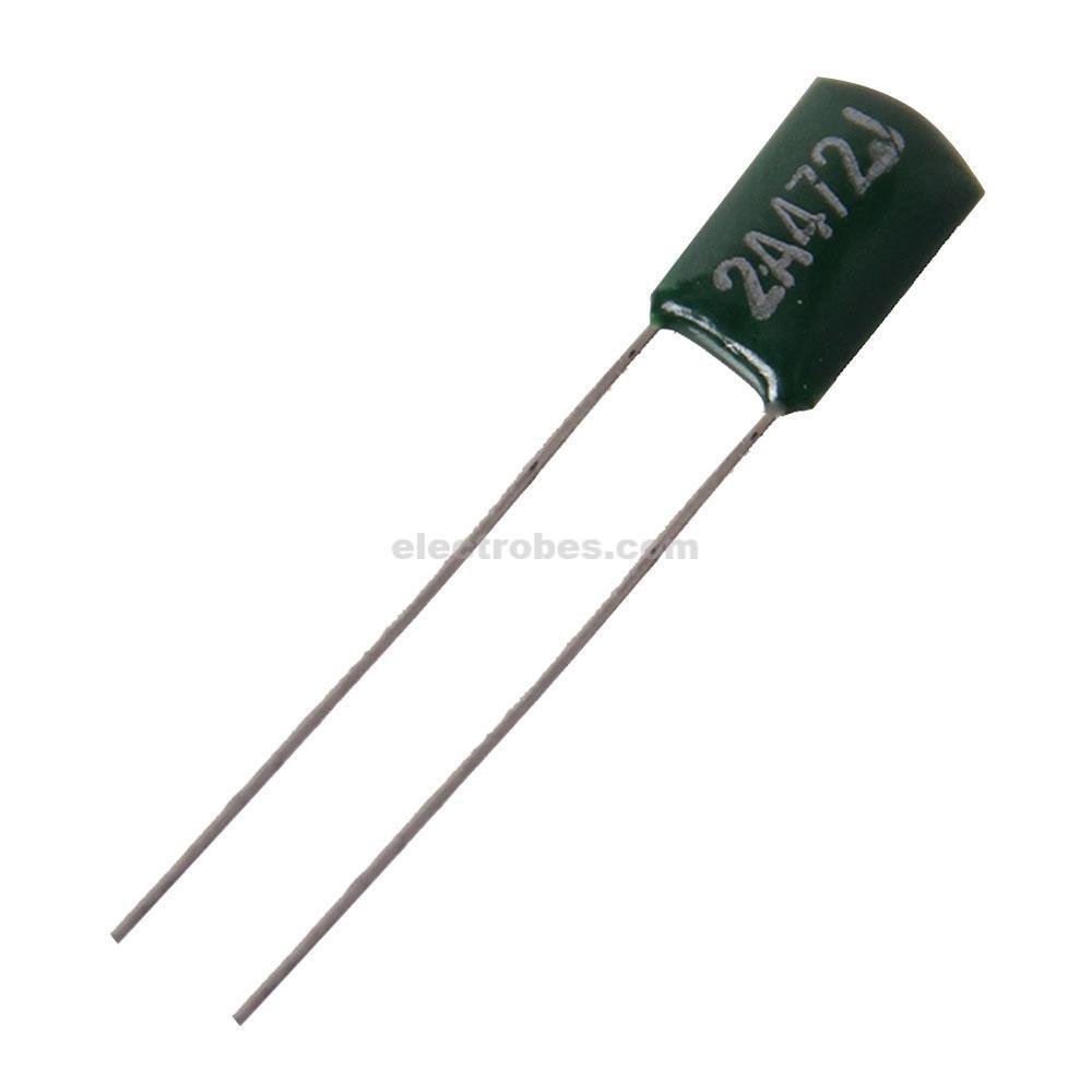 4.7nF 472J 100V Polyester Film Capacitor