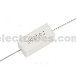 5W 2.2 ohm 5% Wirewound Sandblock Ceramic Cement Resistor