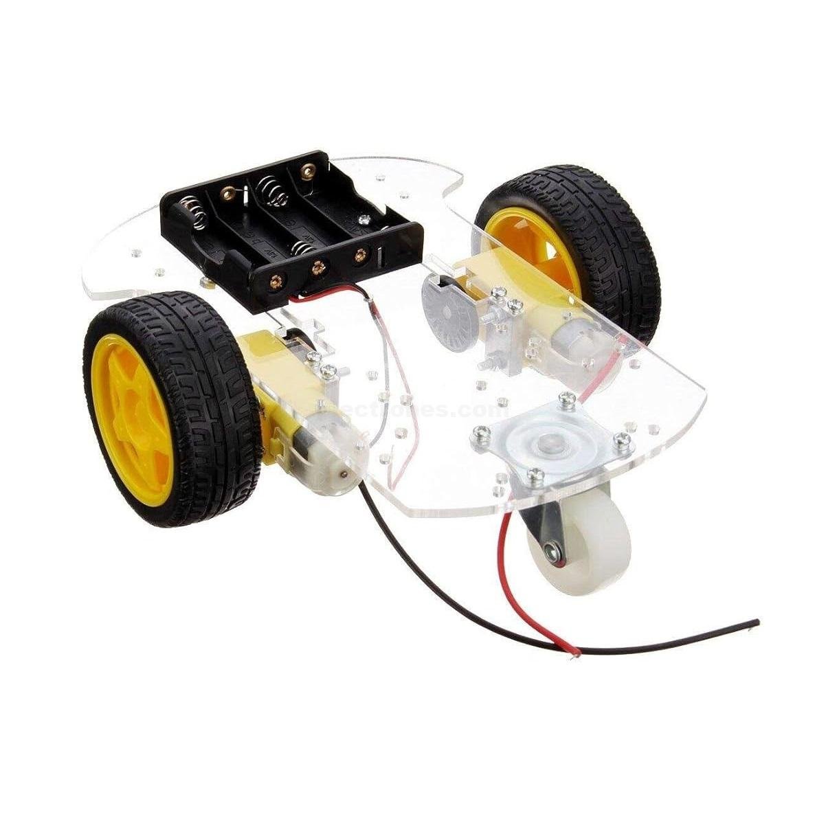 2WD Smart Robot Car Chassis Kit w/ DC Motor Set in Pakistan