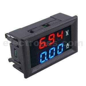 2 in 1 DC 0-100V 10A 50A 100A 50A Voltmeter Ammeter With DC 75mV Ampere Shunt Dual 0.28" Red Blue Voltage Detector Current Indicator to monitor the UPS. at best price online in islamabad rawalpindi lahore peshawar faisalabad karachi hyderabad quetta wah taxila Pakistan