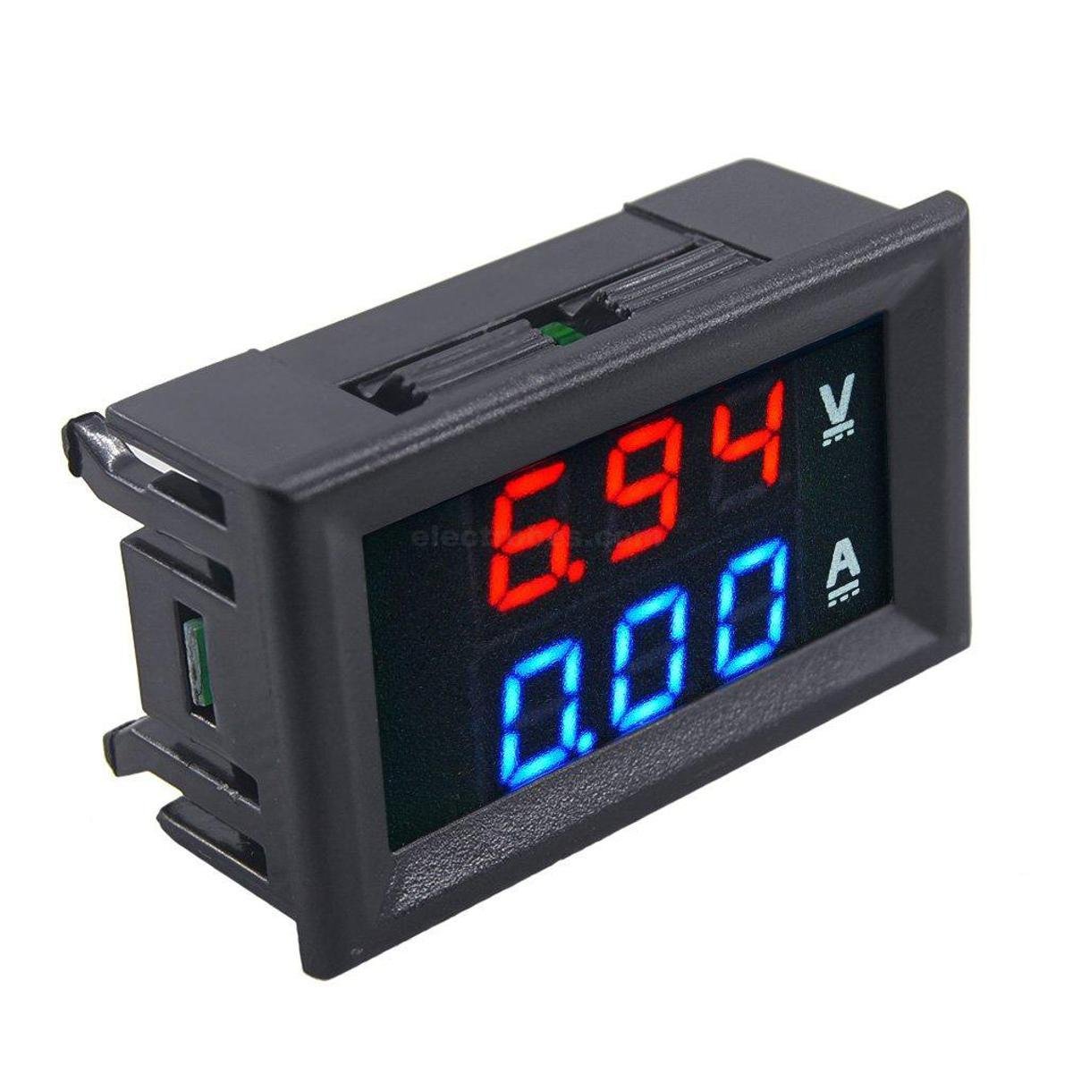 2 in 1 DC 0-100V 10A 50A 100A 50A Voltmeter Ammeter With DC 75mV Ampere Shunt Dual 0.28" Red Blue Voltage Detector Current Indicator to monitor the UPS. at best price online in islamabad rawalpindi lahore peshawar faisalabad karachi hyderabad quetta wah taxila Pakistan