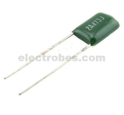 0.047uF 2A 473J 47nF 100V Polyester Film Capacitor