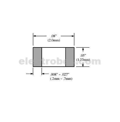 680pF 681 50V 0805 SMD Ceramic Capacitors - Image 4