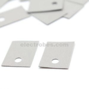 Silicone Thermal Insulation Pad for Heat Sink TO-3P Package IC on Heatsink