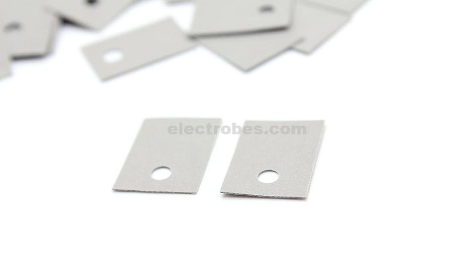Silicone Thermal Insulation Pad for Heat Sink TO-3P Package IC on Heatsink