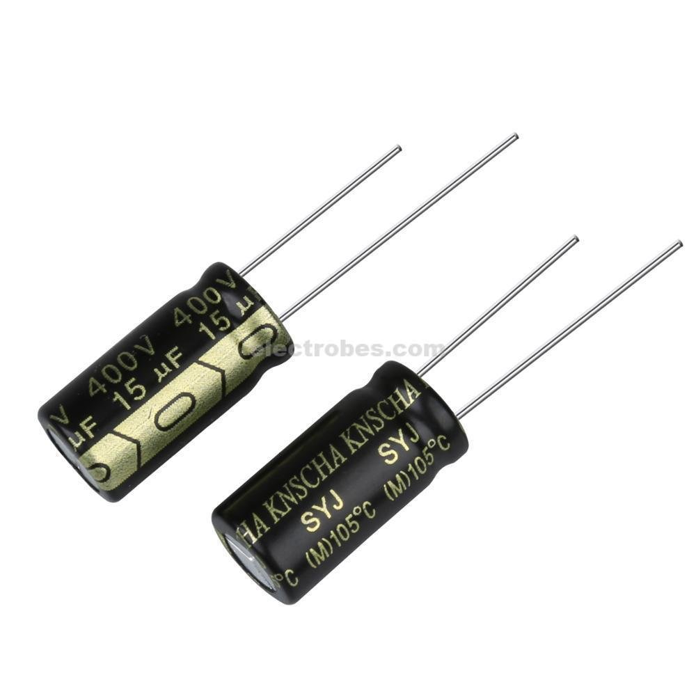 15uF 400V Electrolytic Capacitor
