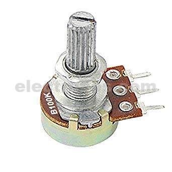 100K Ohm Rotary Potentiometer / Variable Resistor