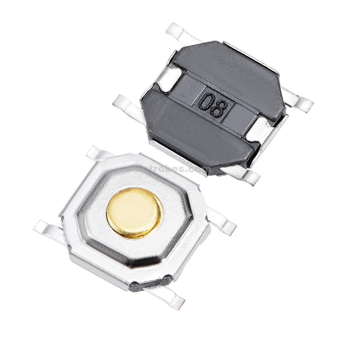 5x5x1.5mm Momentary Tactile PCB SMD Mount 4P Push Button