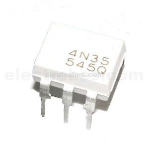 4N35 (Original) 6-Pins Optocoupler Darligton Photo Isolator IC