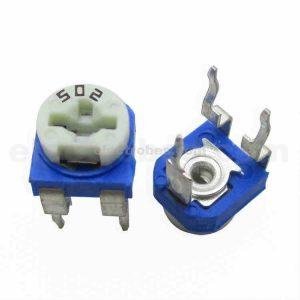 5K Ohm 502 Horizontal Type Trimpot Potentiometer / Variable Resistor