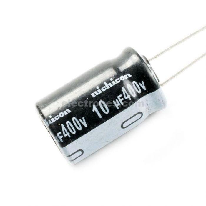 10uF 400V Electrolytic Capacitor