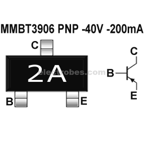 2N3906 MMBT3906 2A PNP Switching Transistor Amplifier SMD - Image 3