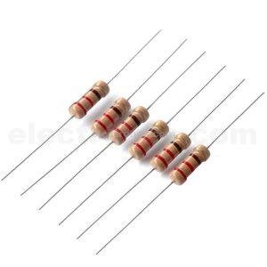 39 Ohm Axial 1/4W Resistor