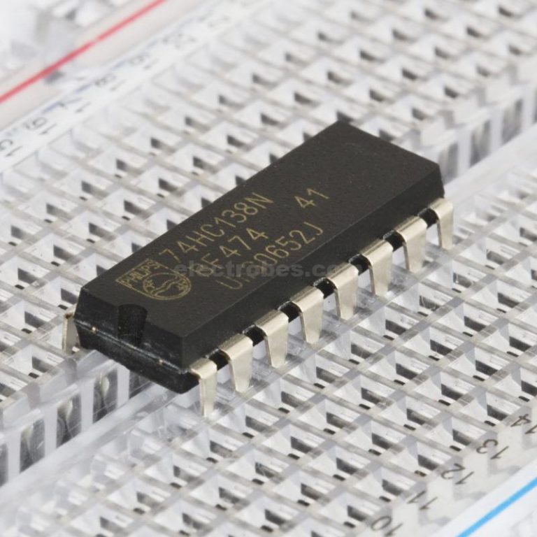 138an Decoder 3 to 8 line Decoder / Demultiplexer 74HC138 - Electrobes