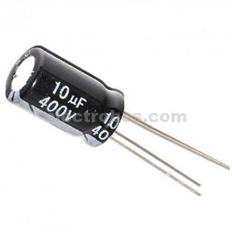 10uF 400V Electrolytic Capacitor - Image 2