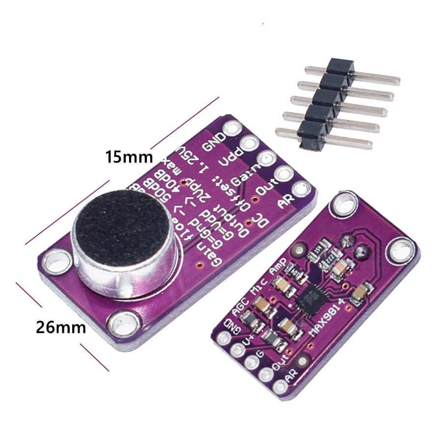 Buy MAX9814 Auto Gain Control Stable Microphone Amplifier online at best price and delivery in islamabad rawalpindi lahore peshawar faisalabad karachi hyderabad quetta wah taxila multan sialkot mardan Pakistan
