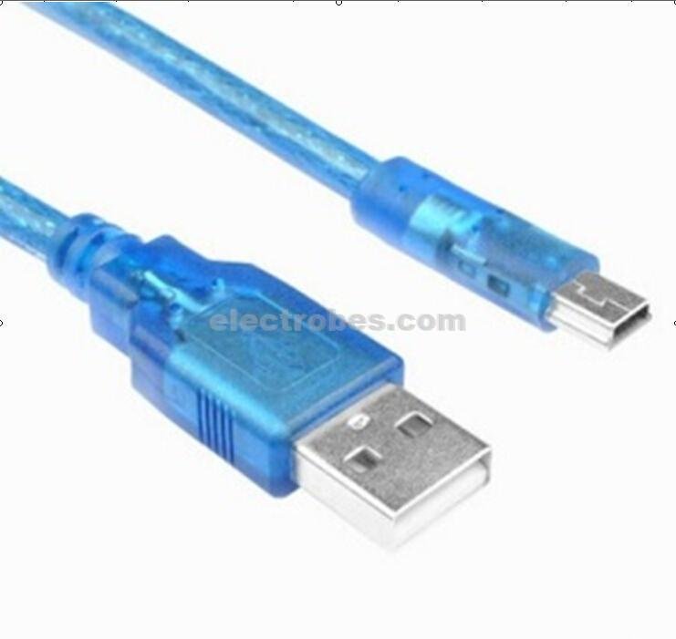 Arduino Nano USB 2.0 to USB 2.0 Mini B Cable - Image 3