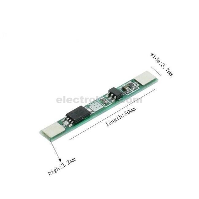 1S 3A 3.7V Cell 18650 Li-ion Lithium Battery Charging BMS PCB Board with Protection Charger Module - Image 2