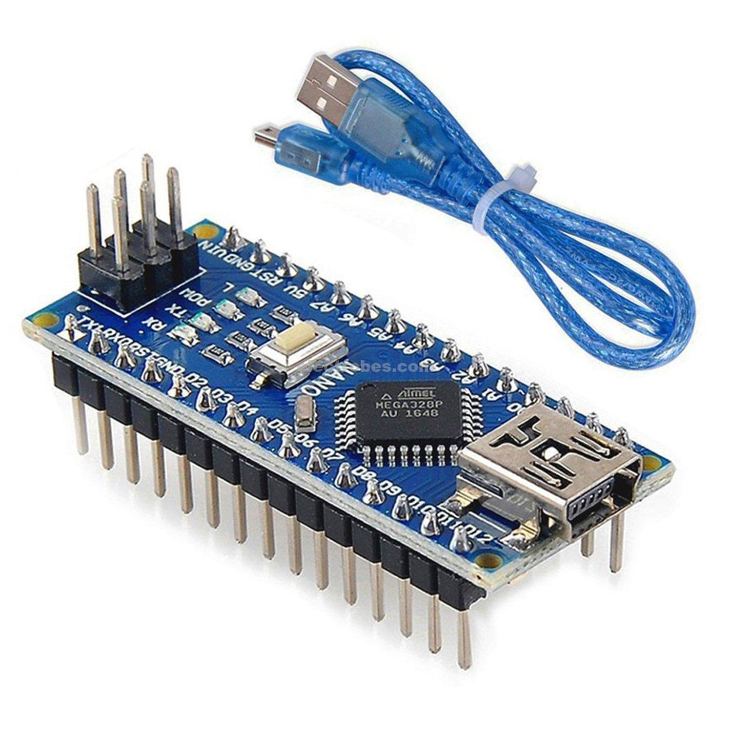 Arduino Nano V3 Pre-Soldered Pins with USB programming Cable at best price online in islamabad rawalpindi lahore peshawar faisalabad karachi hyderabad quetta wah taxila Pakistan
