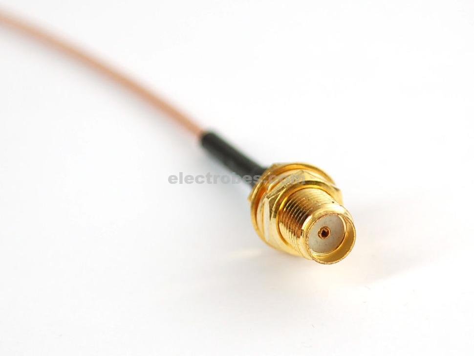 SMA Female Jack To IPX / IPEX / U.FL RF Pigtail Connecting Cable for GSM / WiFi Antenna - Image 2