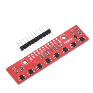 8 Way IR Line Tracking / Following 8 Channel QTR-8A Sensor Module at best price online in islamabad rawalpindi lahore peshawar faisalabad karachi hyderabad quetta wah taxila Pakistan