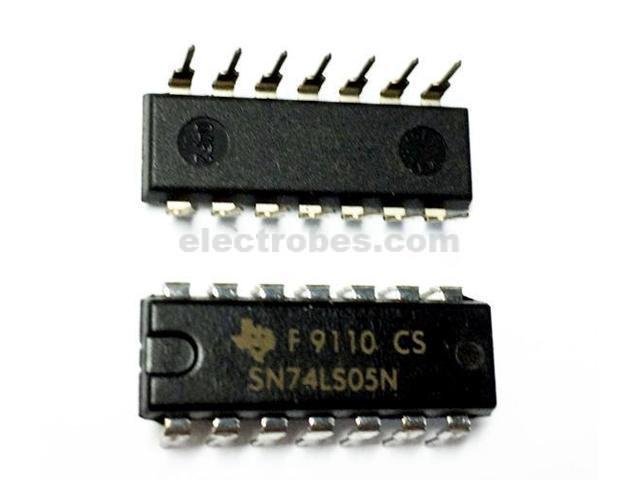 74LS05 7405 HEX Inverter SN7405 Open Collector IC - Image 3