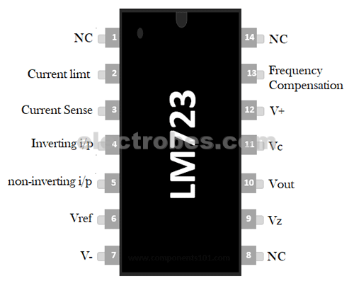 LM723 Voltage Regulator IC - Image 2