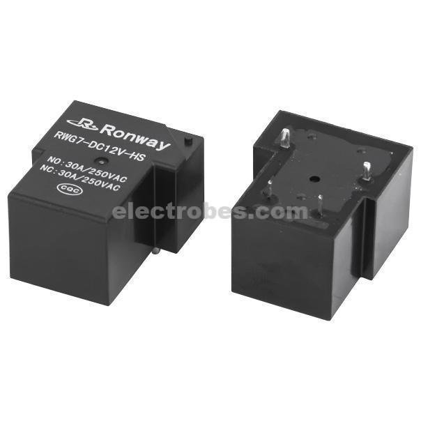 T-Type RWG7 12V Relay 220v 30 Amp