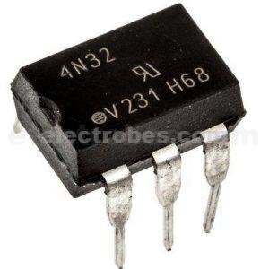 4N32 6-Pins Optocoupler Darligton Photo Isolator IC