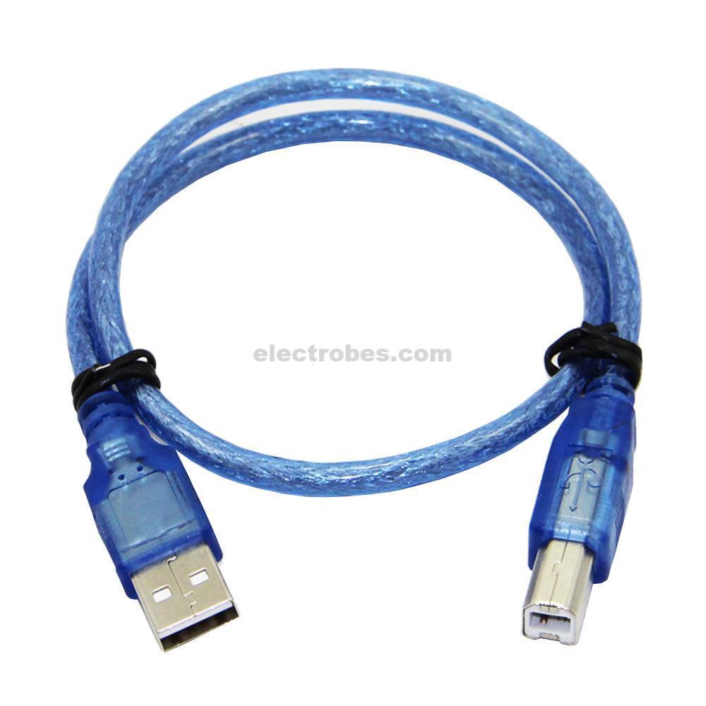 USB 2.0 B Type 30cm Cable a-B for Arduino Uno Mega - China USB 2.0