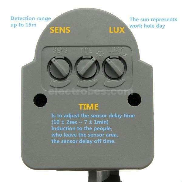 DC 12V Human Infrared Sensor Switch Light Sensor Infrared PIR Motion Sensor Switch 180 Degree - Image 4