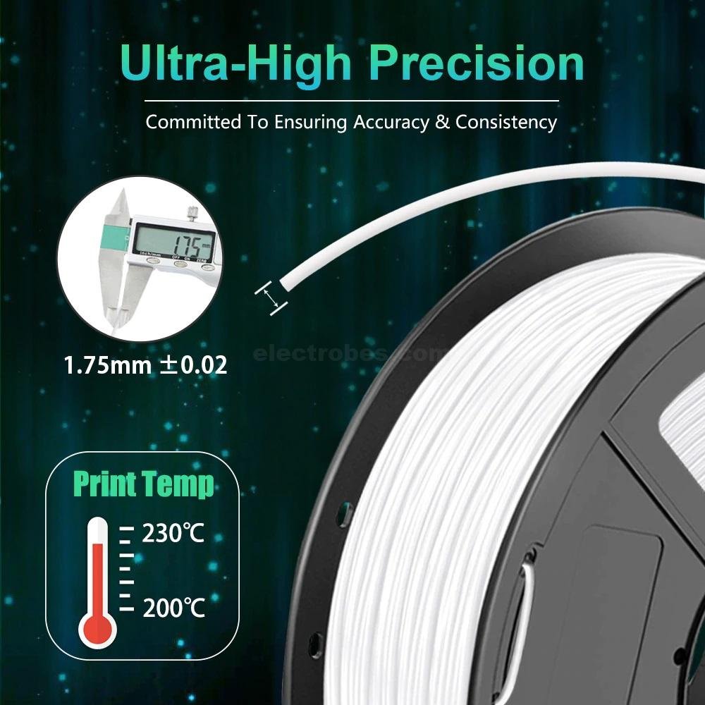 PLA 1.75mm Diameter 3D Printer Filament 250g Roll - Image 3