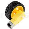 Smart Robot Car Plastic Tyre Wheel + DC 3-6V TT Gear Motor Set at best price online in islamabad rawalpindi lahore peshawar faisalabad karachi hyderabad quetta wah taxila Pakistan