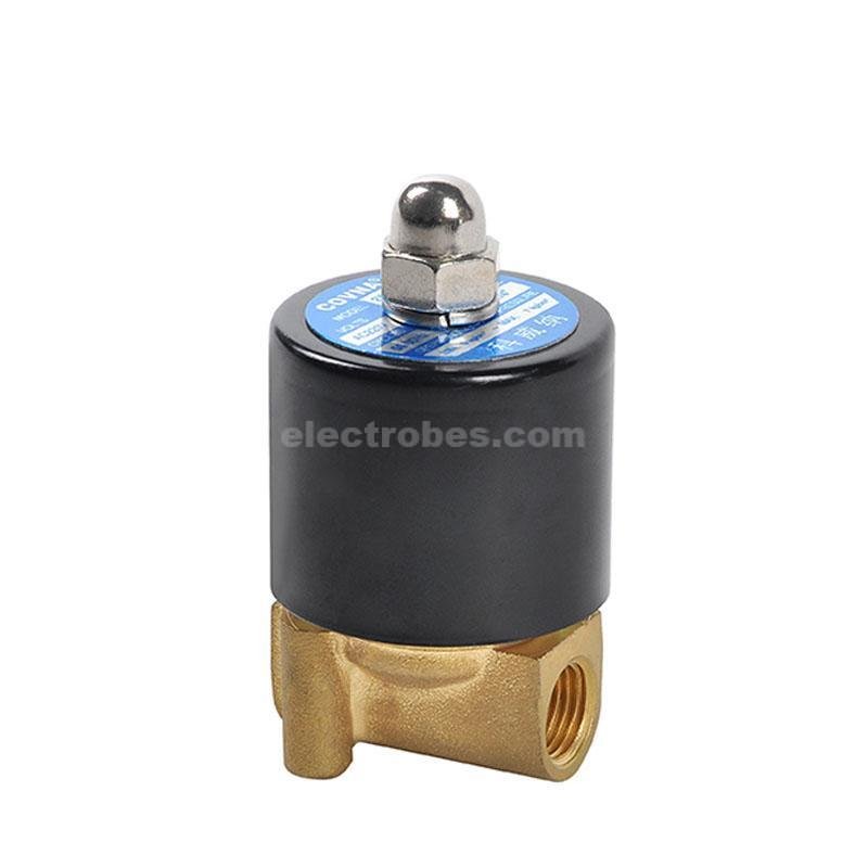 1/4 inch 24V DC Solenoid Valve Normally Closed - Image 2