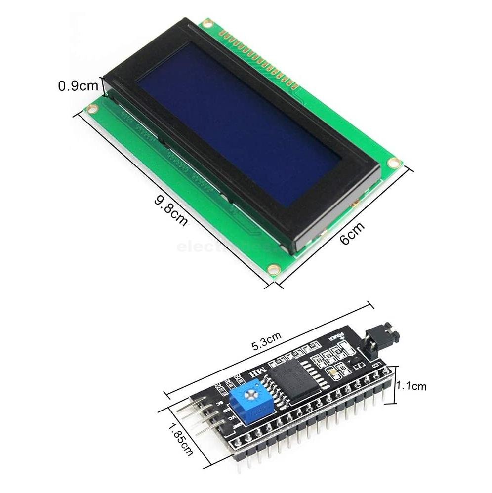 20x4 2004 LCD digital Display Module with IIC I2C TWI Serial Interface Adapter for Arduino Uno R3 Mega 2560 at best price online in islamabad rawalpindi lahore peshawar faisalabad karachi hyderabad quetta wah taxila Pakistan