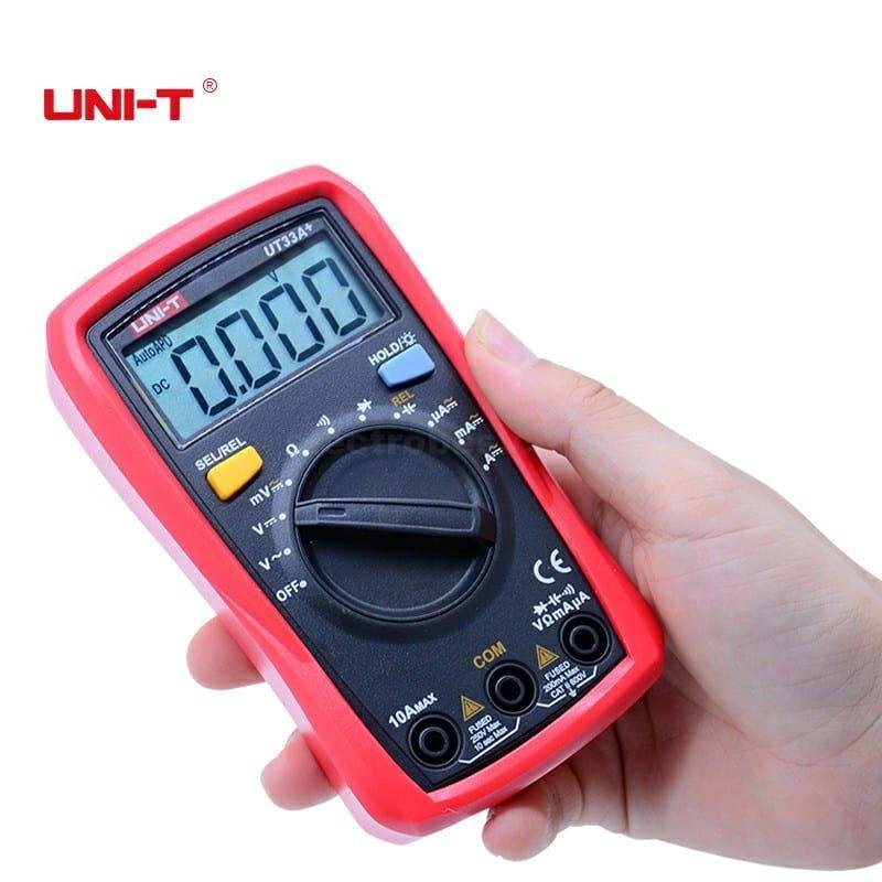 UNI-T ut33A+ UT 33A plus DMM digital multimeter pocket size DMM current voltage resistance meter with auto-ranging at best price online in islamabad rawalpindi lahore peshawar faisalabad karachi hyderabad quetta wah taxila Pakistan