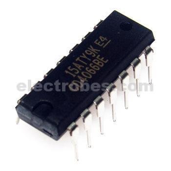 CD4066 Quad Bilateral Switch – Multiplexer