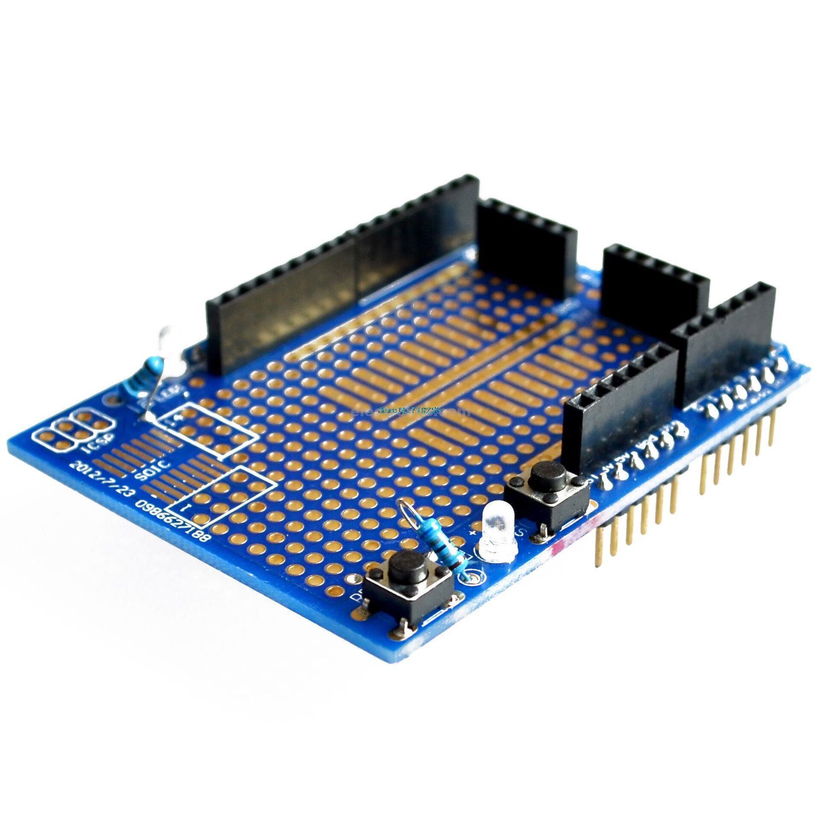 Prototyping Prototype Shield with Mini Breadboard compatible with Arduino UNO - Image 3