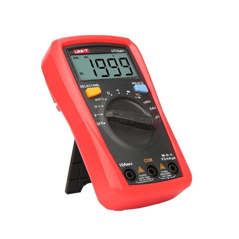 UNI-T ut33A+ UT 33A plus DMM digital multimeter pocket size DMM current voltage resistance meter with auto-ranging at best price online in islamabad rawalpindi lahore peshawar faisalabad karachi hyderabad quetta wah taxila Pakistan